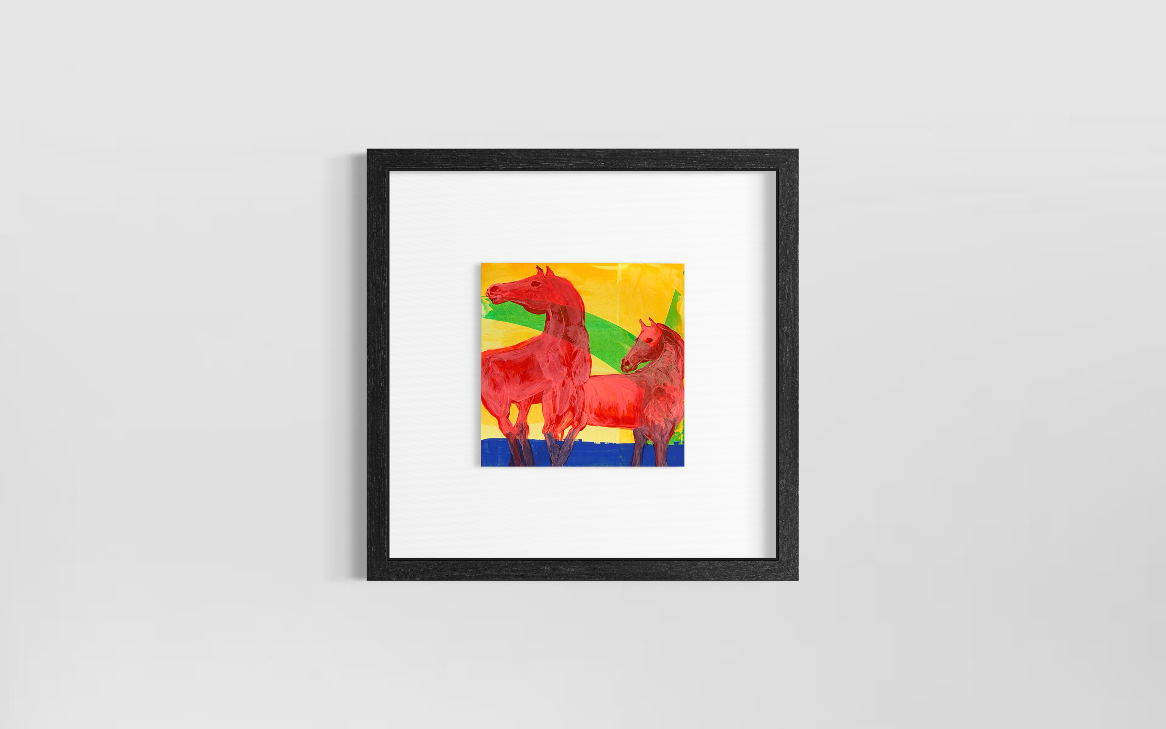 Diptysh Prints - Mustangs