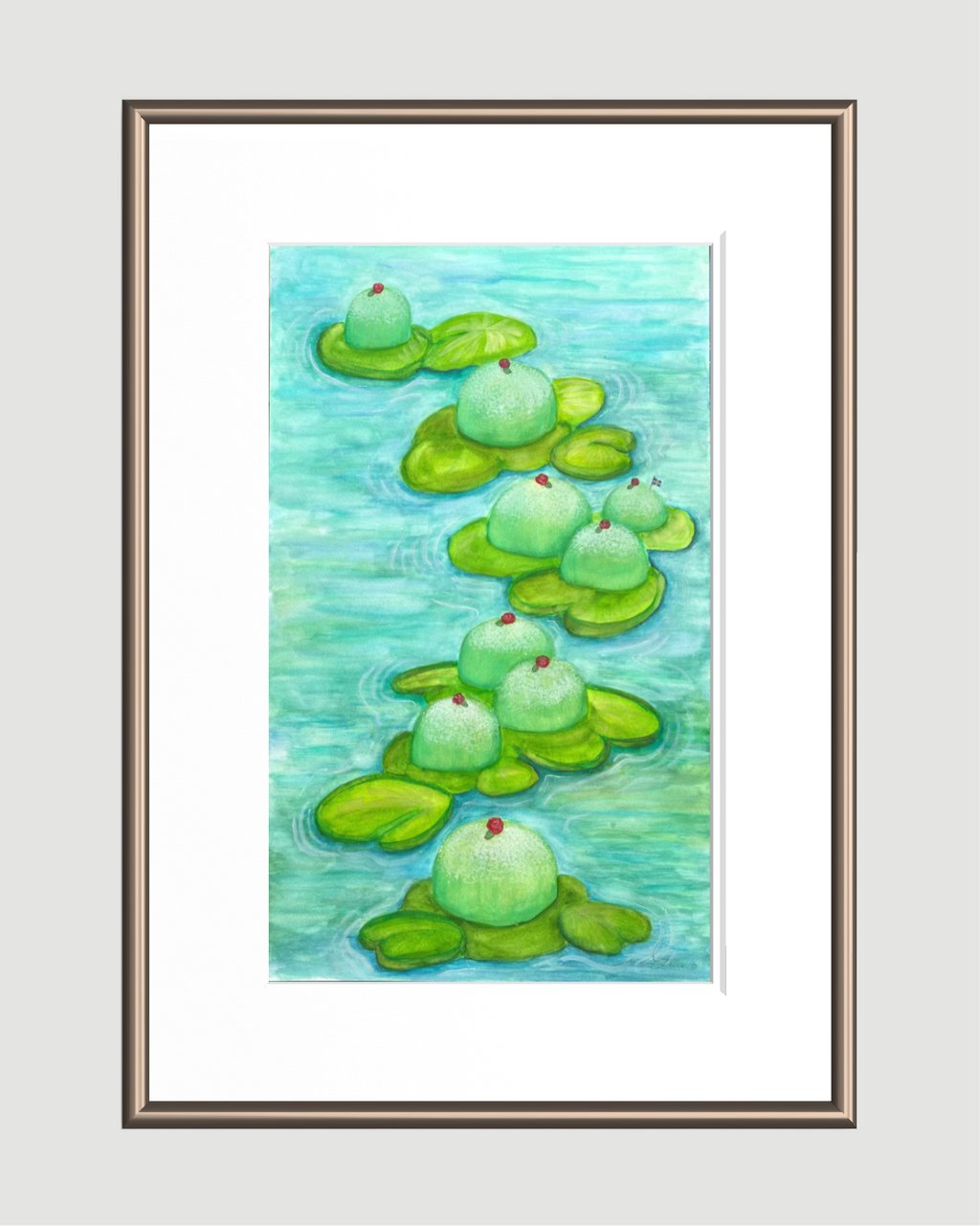 Tårtor på Vatten — Dammen Series, Large Original