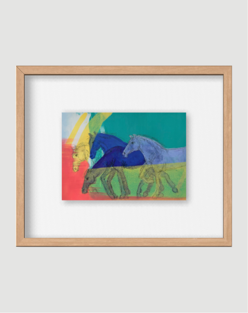 Diptysh Prints - Herd of Mustangs