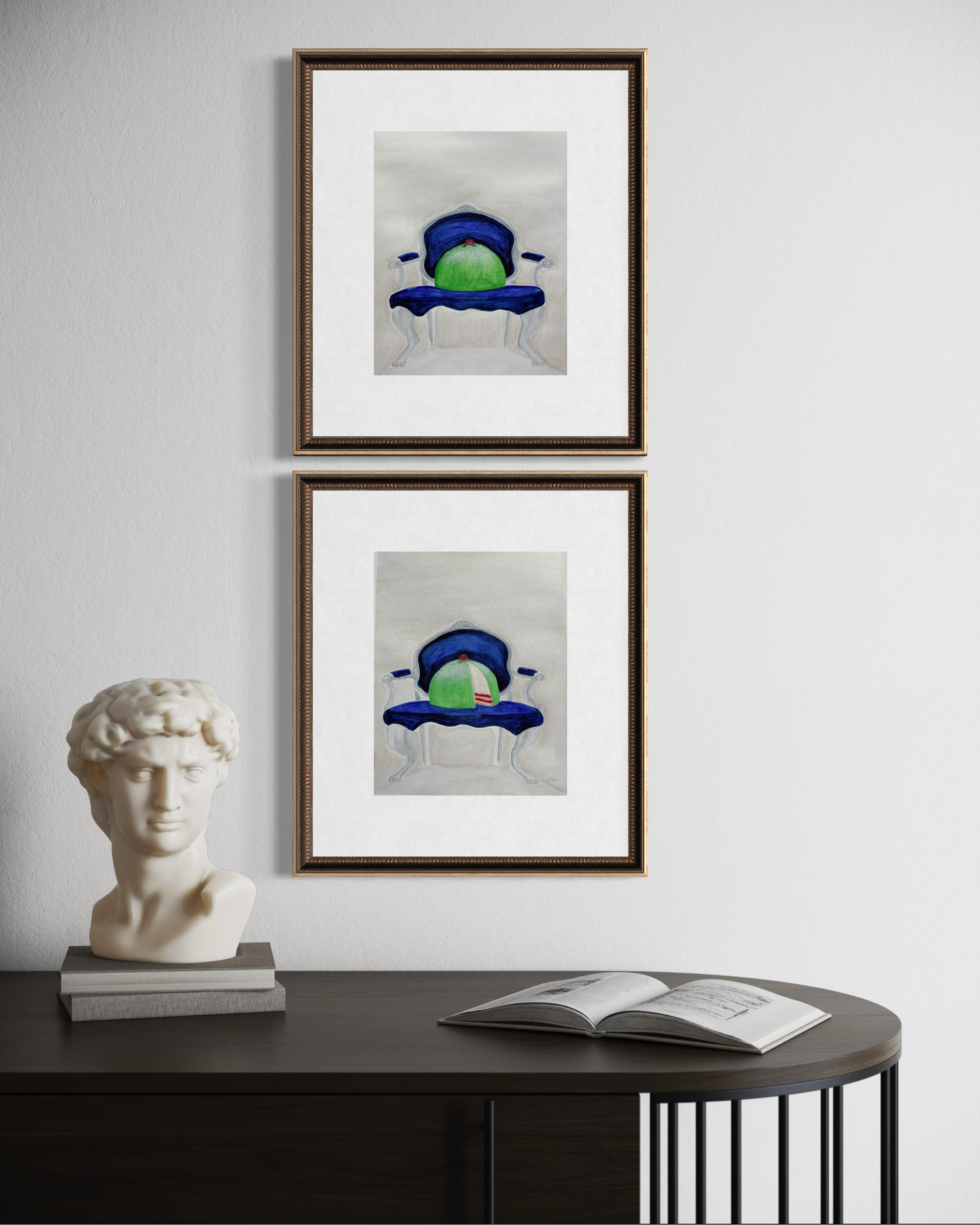 Som Sig Bör I & II — Original Diptych