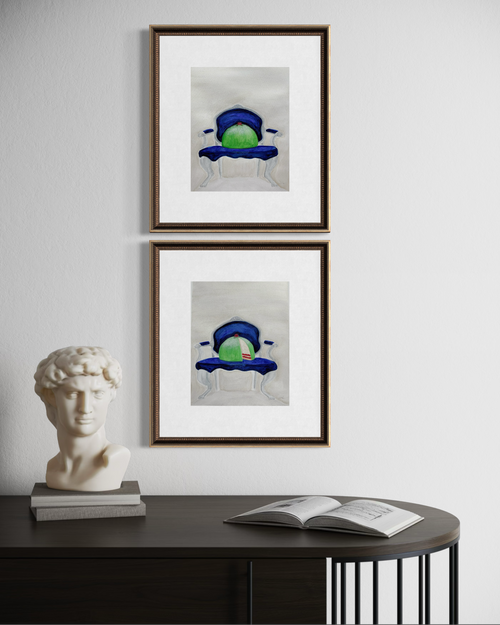 Som Sig Bör I & II — Original Diptych