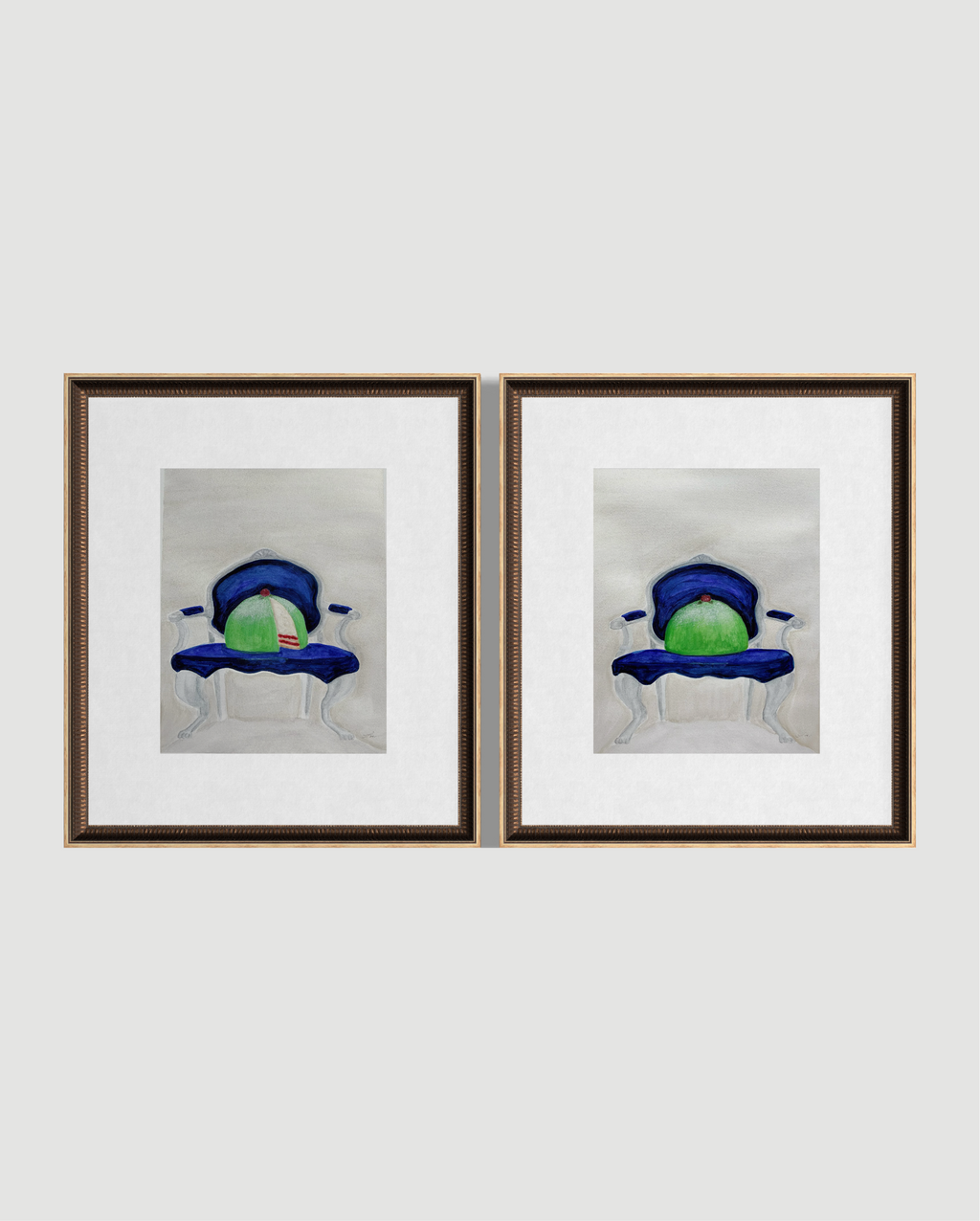 Som Sig Bör I & II — Original Diptych