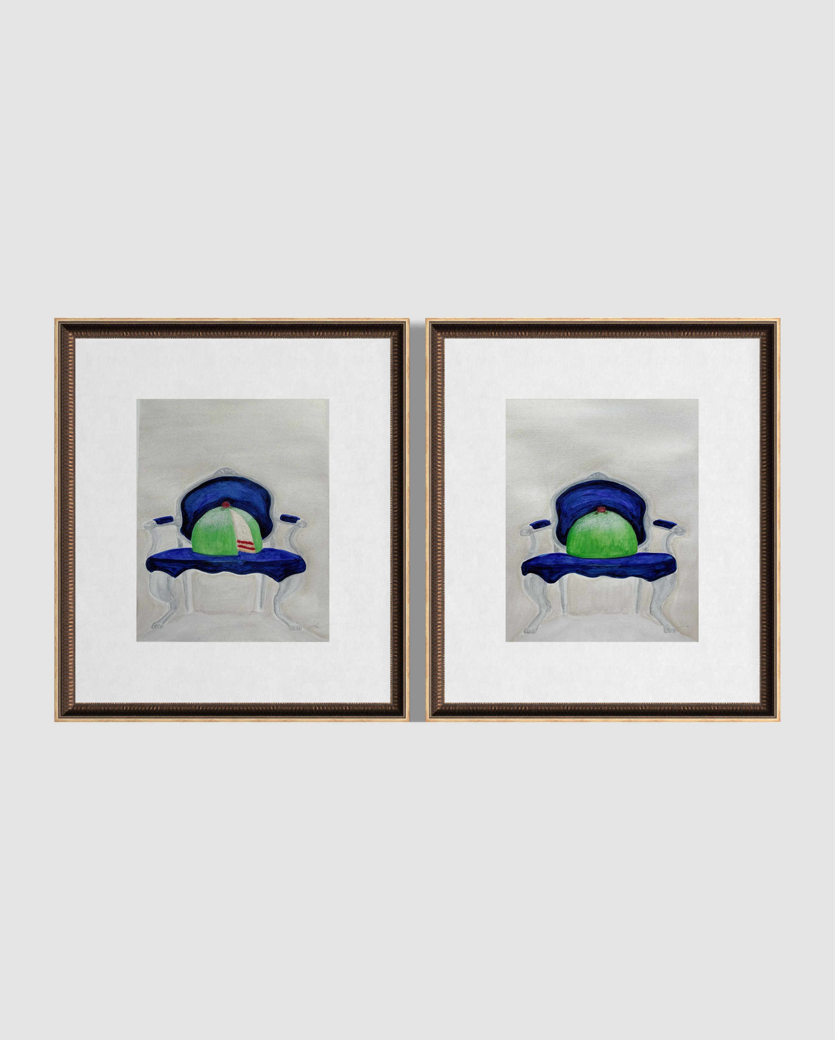 Som Sig Bör I & II — Original Diptych